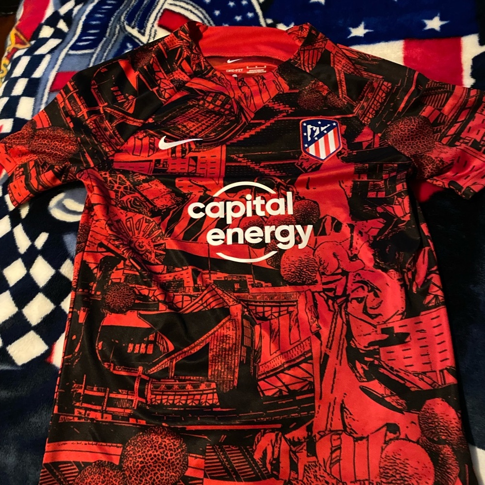 Atlentico Madrid soccer jersey